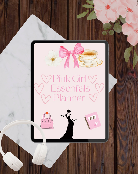 Pink Girl Essentials Planner - Digital Download 💗🎀