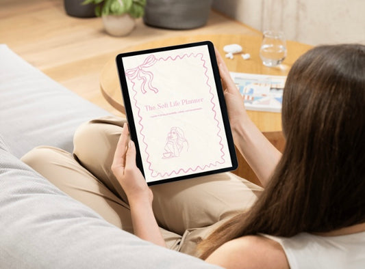 Soft Line Digital Planner - by Pink Pearl Studio